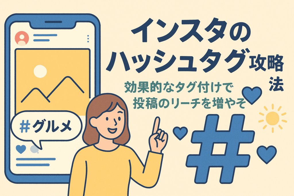 インスタのハッシュタグ攻略法！効果的なタグ付けで投稿のリーチを増やそう