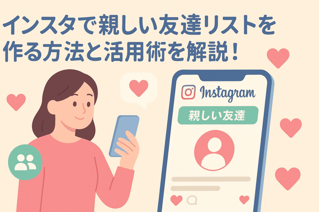 インスタで親しい友達リストを作る方法と活用術を解説！