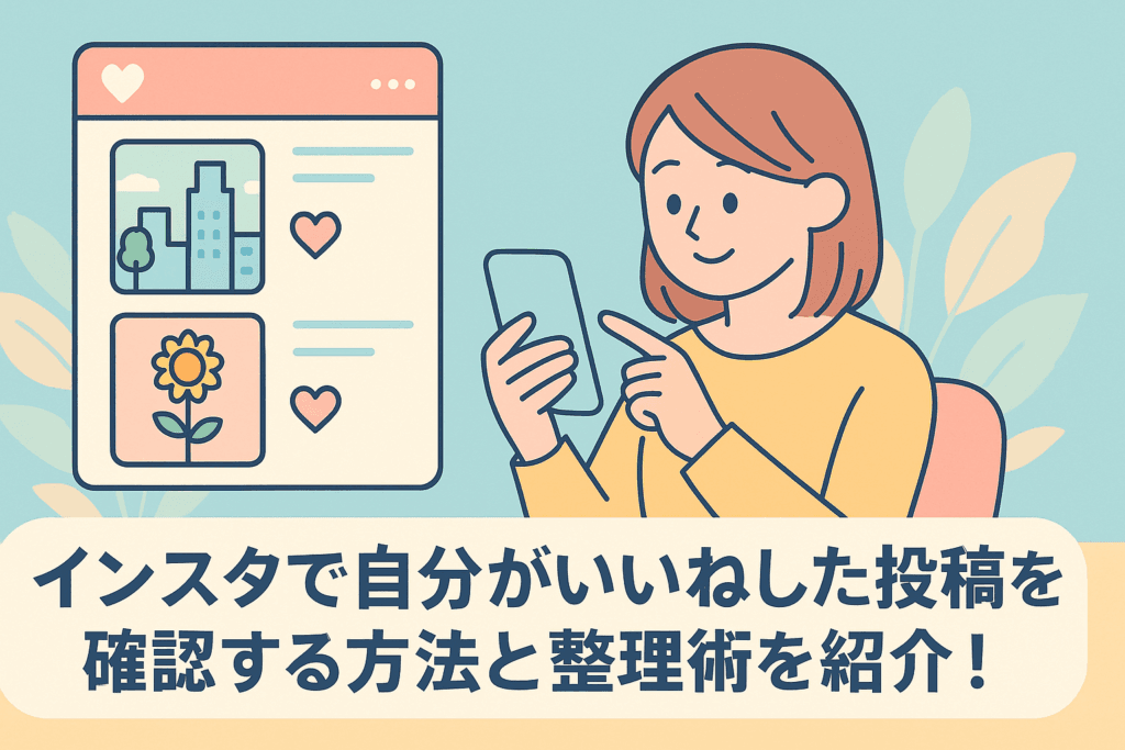 インスタで自分がいいねした投稿を確認する方法と整理術を紹介！