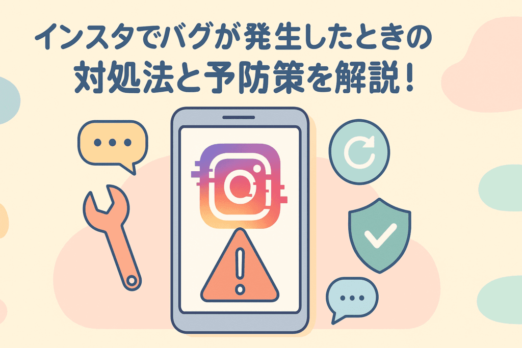 インスタでバグが発生したときの対処法と予防策を解説！